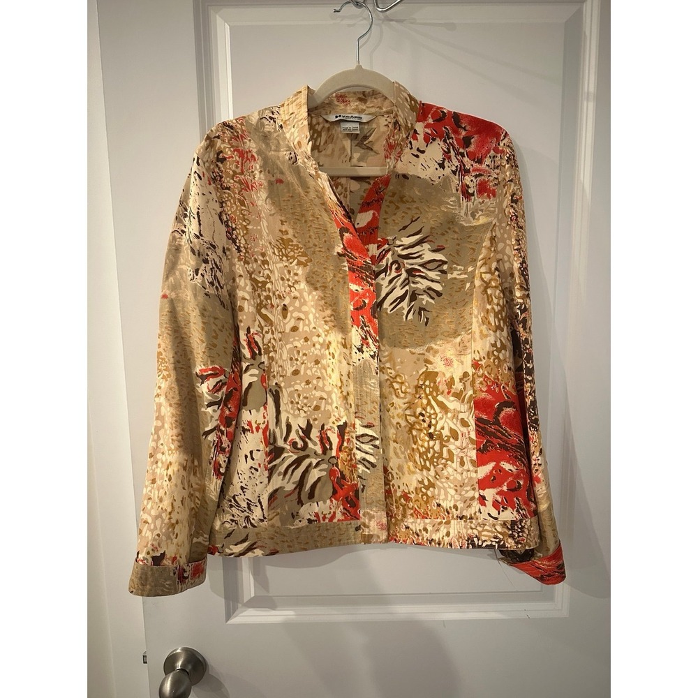 Nygard Silk & Linen Jacket Blazer Women's size 10